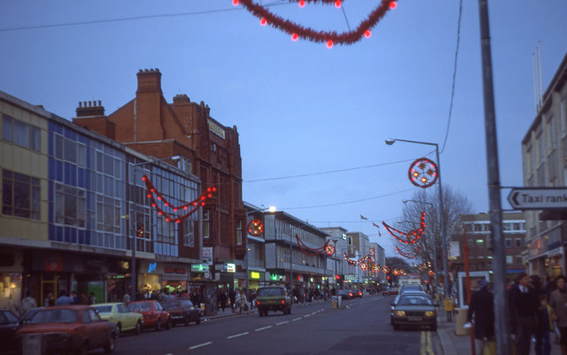 Above Bar Street in 1986 © Barry Shimmon cc-by-sa/2.0 :: Geograph ...