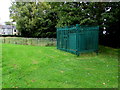 Shades of green at the edge of a Pontnewydd park, Cwmbran