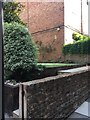 Bartle Road memorial garden, seen from Wesley Square