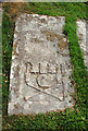 A Simple Graveslab at St Peter