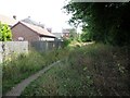 Public footpath heading north-east to Norton Grove Stud