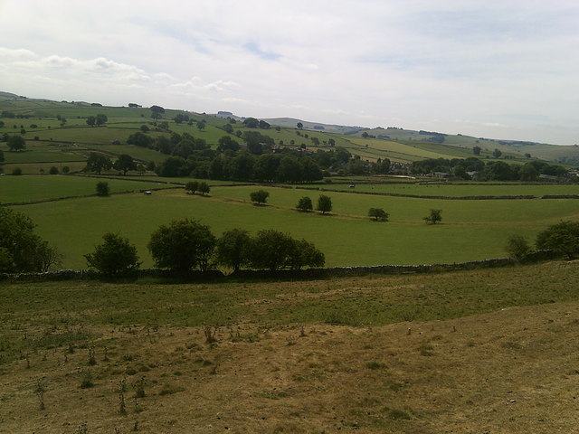 Access Land and Fields Overlooking Wetton