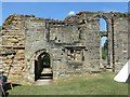 SK3616 : Ashby Castle – the great hall passage by Alan Murray-Rust