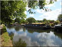 TQ0580 : The Grand Union Canal at Yiewsley by Marathon