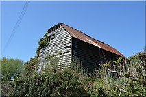 TQ5740 : Derelict barn, Smockham Farm by N Chadwick