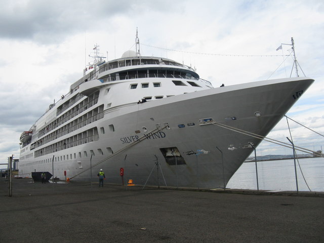 MV 'Silver Wind' in Western Harbour, Leith