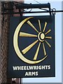 Wheelwrights Arms sign