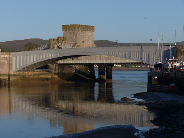 The three bridges Conwy