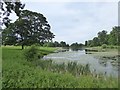 The lake at Lydiard Park