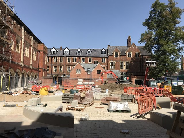 Building work at Eton College