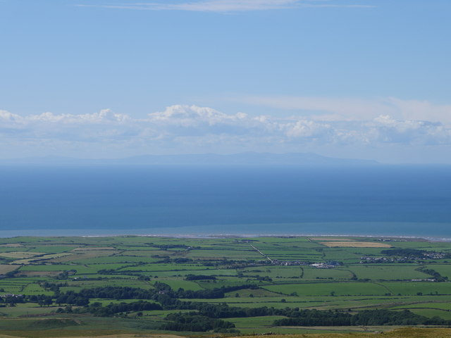 A view towards the Isle of Man