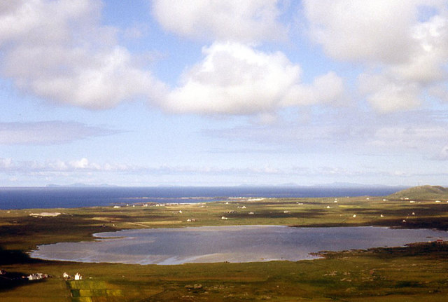 Loch a' Phuill and the Outer Isles from Carnan Mòr, Tiree