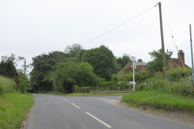 Junction on B4507 (Ickleton Road) to the west of Wantage