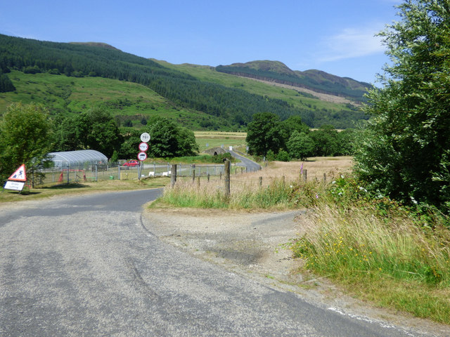Minor road in Glendaruel
