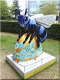 SJ8097 : "Blue Bee-ter" by Oliver Dixon