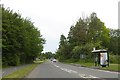 Bus shelter by A338 between Grove and Wantage