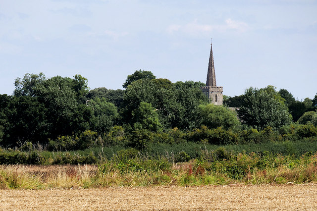 View towards St Peter's Church, Haresfield