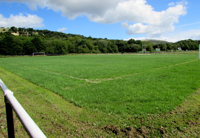 Football pitch in Graig-y-rhacca