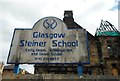 Sign for former Steiner School