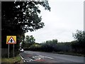 The A272 approaching Bolney