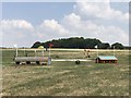 SJ9524 : Cross-country fences at Stafford Horse Trials by Jonathan Hutchins