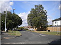 East end of Ladybank Road, Mickleover