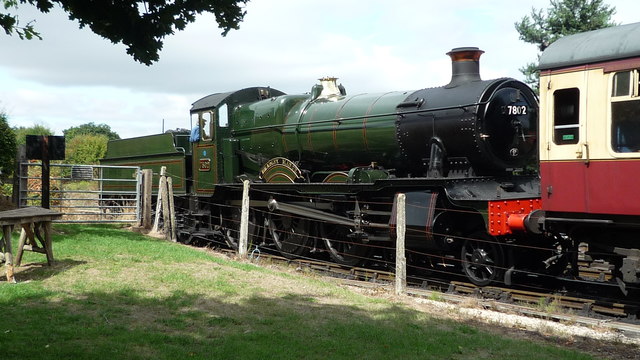 GWR No. 7802 (Bradley Manor) at Arley... © Fabian Musto cc-by-sa/2.0 ...