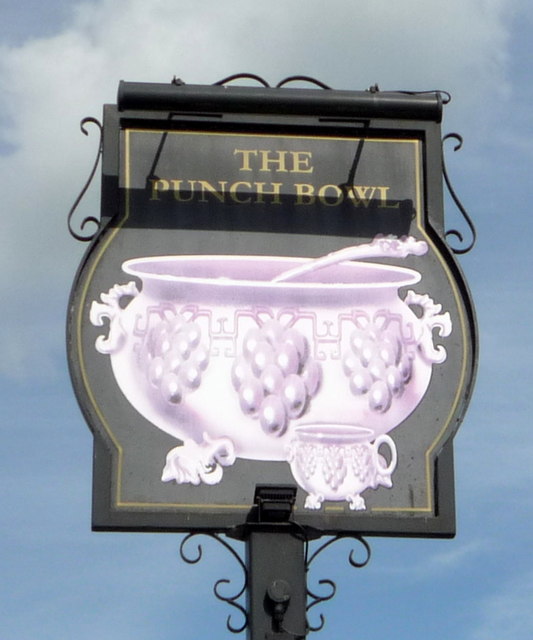 Sign for the Punch Bowl, Earby