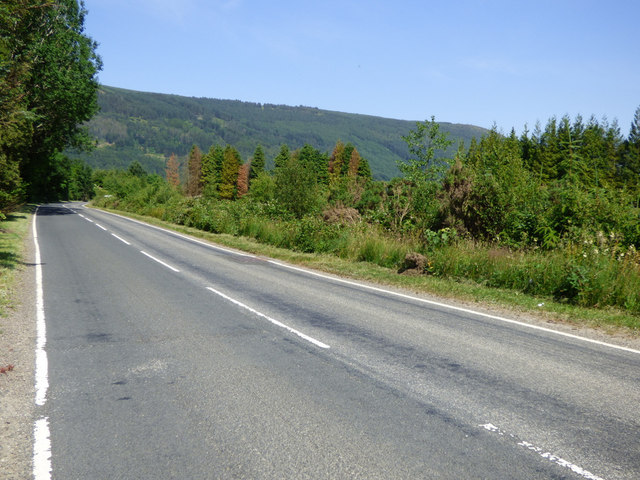 The B836 road