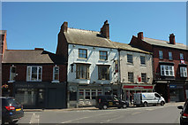 SE3171 : Listed buildings, Old Market Place, Ripon by Derek Harper