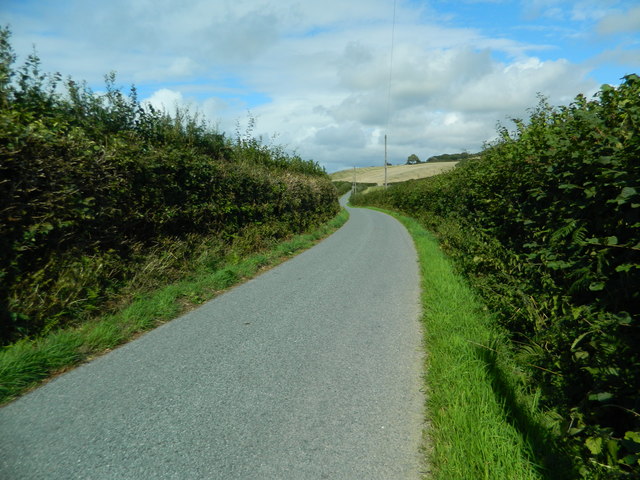 Lane near Alltgoch Farm, Tal-y-bont