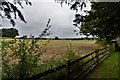 Bonnington: Farmland seen from the path to St. Rumwold