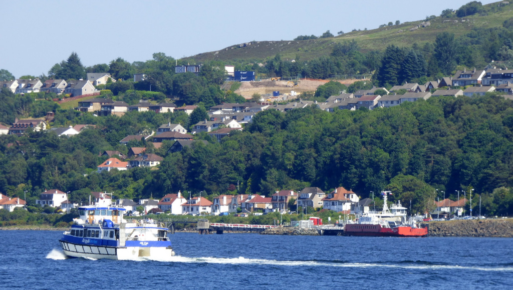 MV Ali Cat passing McInroy's Point ferry... © Thomas Nugent :: Geograph ...