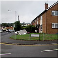 Bilingual name sign on a Bettws corner, Newport