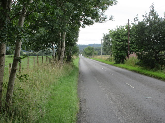 Long straight on the A81