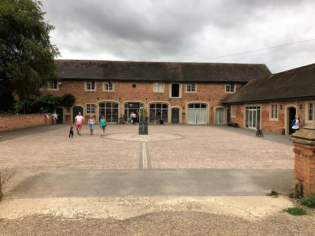 Former stable yard at Doddington Hall in Lincolnshire