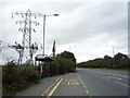 Bus stop and shelter on the A1290