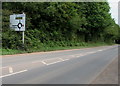 Directions sign alongside Newport Road, Llantarnam, Cwmbran