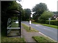 Bus Shelter and Main Road in Amotherby