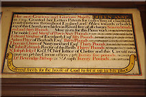 SJ1419 : Benefaction Board - Llanfyllin Church by Stephen McKay