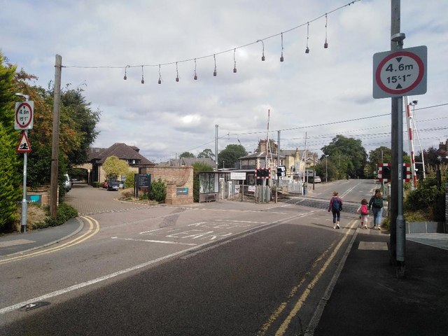 Level crossing at Great Shelford