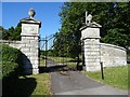 Entrance gates to Sandbeck Hall