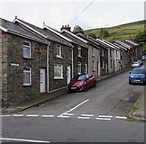 SS9390 : Houses on the south side of Hill Street, Ogmore Vale by Jaggery