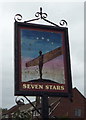 NZ2759 : Sign for the Seven Stars. Wrekenton by JThomas