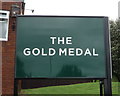 Sign for the Gold Medal, Chowdene, Gateshead