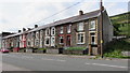 Long row of houses, North Road, Ogmore Vale