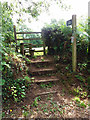 Cullompton: stile by Knowle Lane