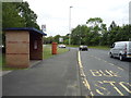 Bus stop and shelter on Chowdene Bank