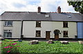 Houses set back from High Street, Caerleon