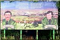 Republican hoarding near Cregganduff Road junction on the B30